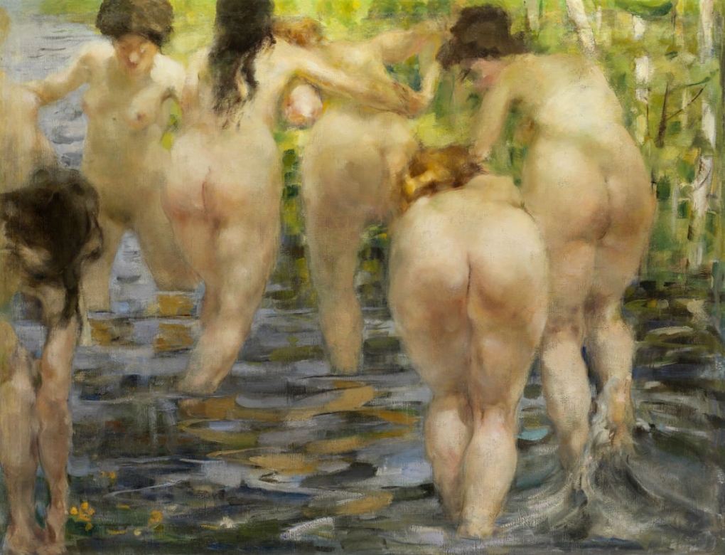 Голые пышные женщины в бане