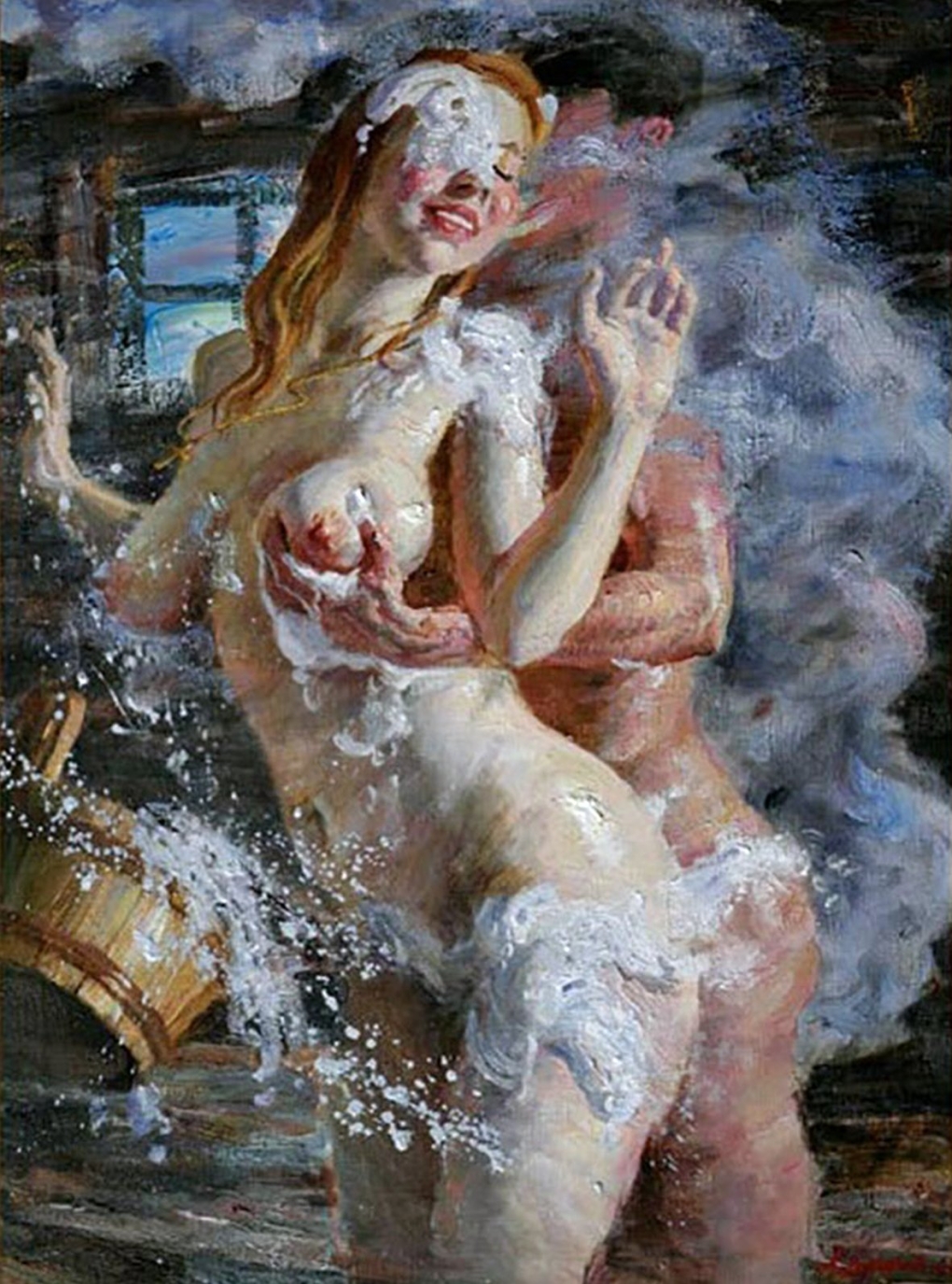 Ляпкало Виктор картины баня