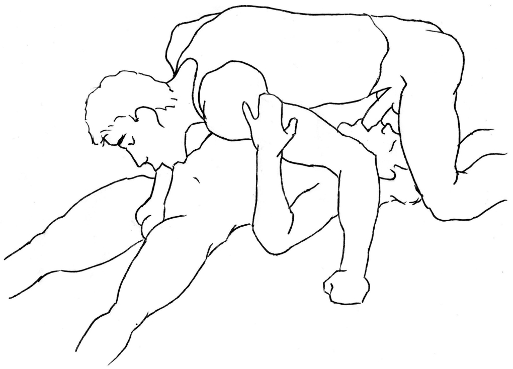 Поза 69 он сверху она снизу