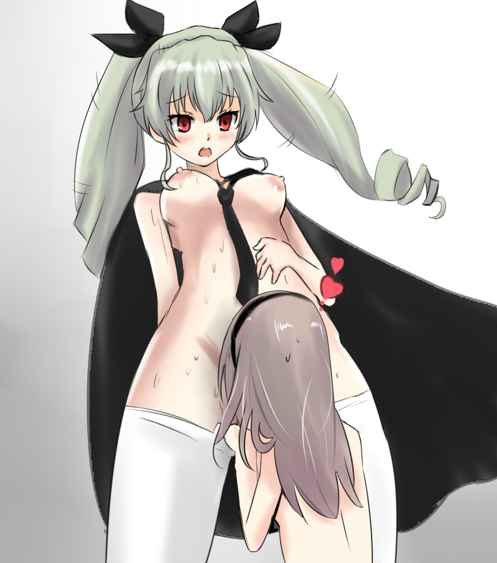 Эрика Итсуми girls und Panzer хентай