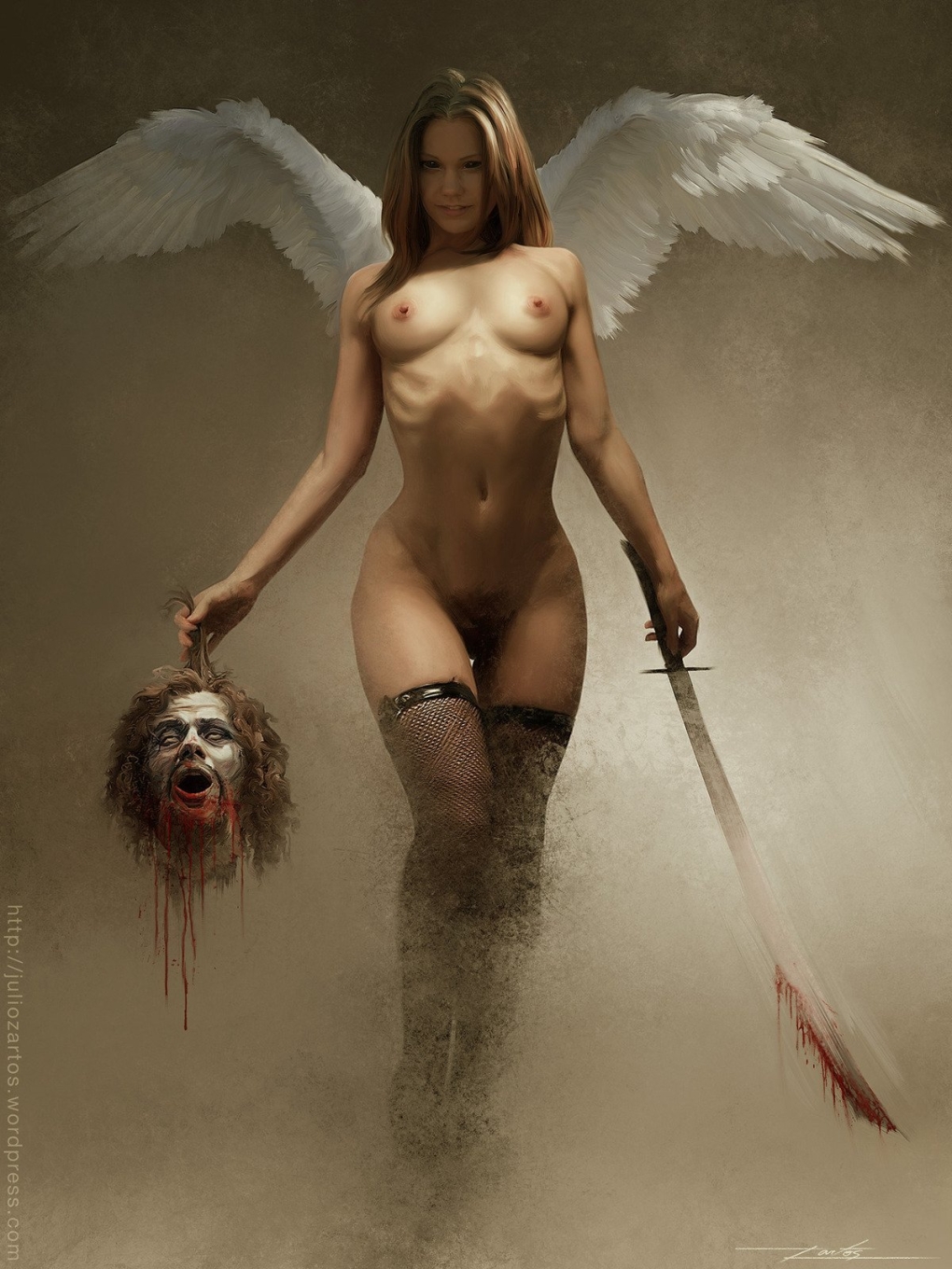 Голые девки в стиле фэнтези