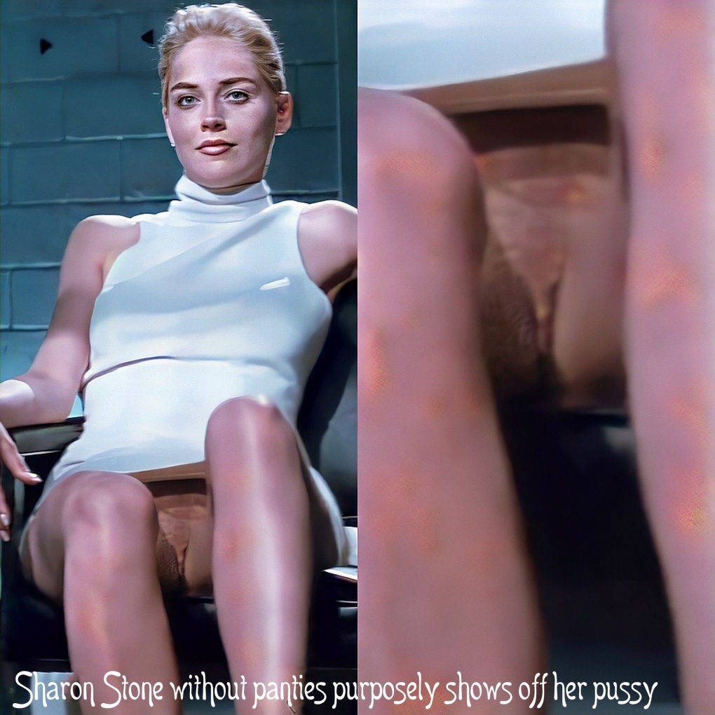 Шерон Стоун без трусов