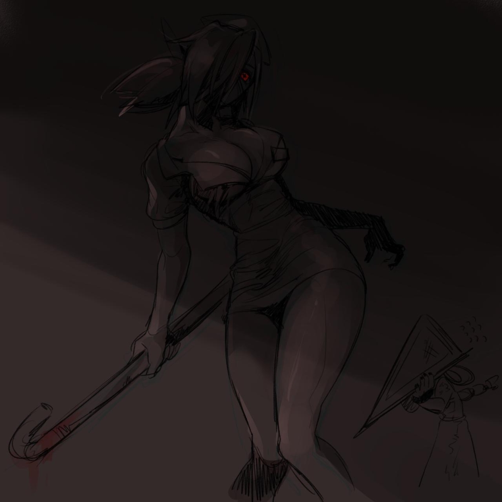 Сайлент Хилл Bubble head nurse rule34