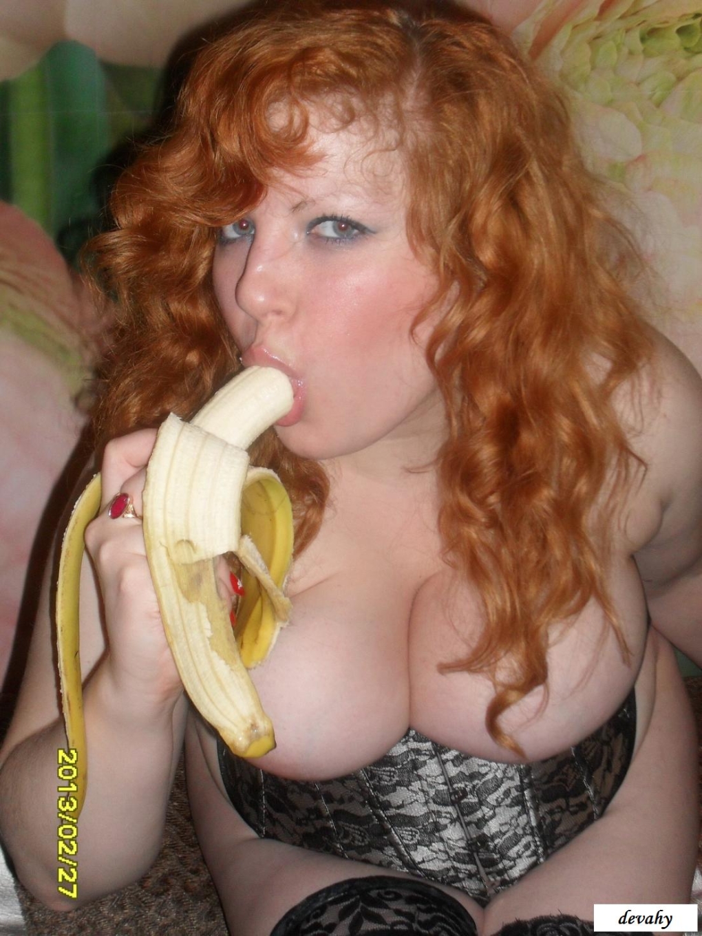 Зрелая рыжая пышка частное