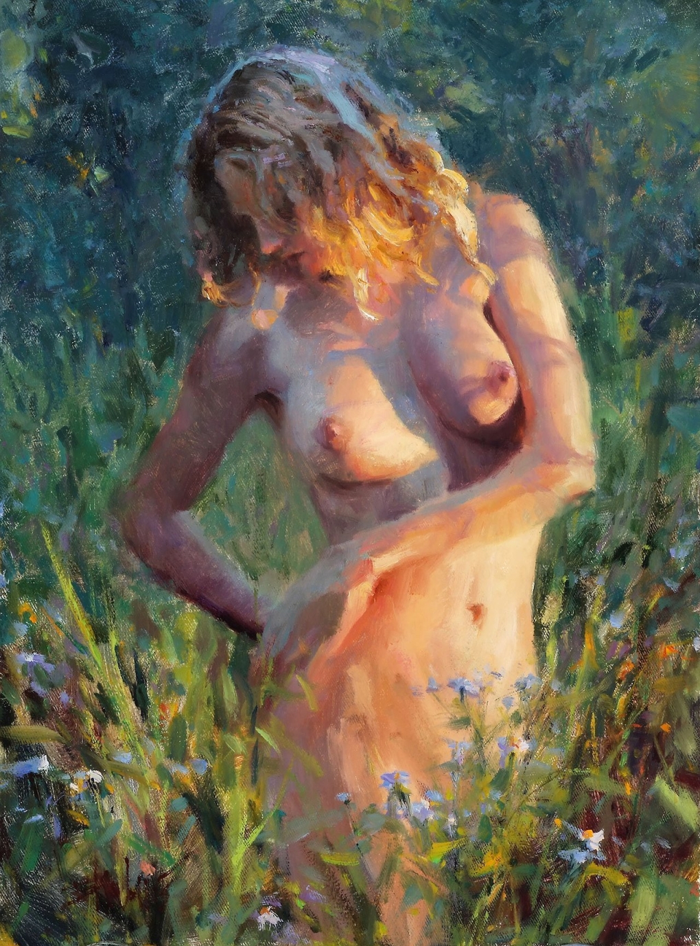 Художник Laszlo Gulyas Венгрия nude