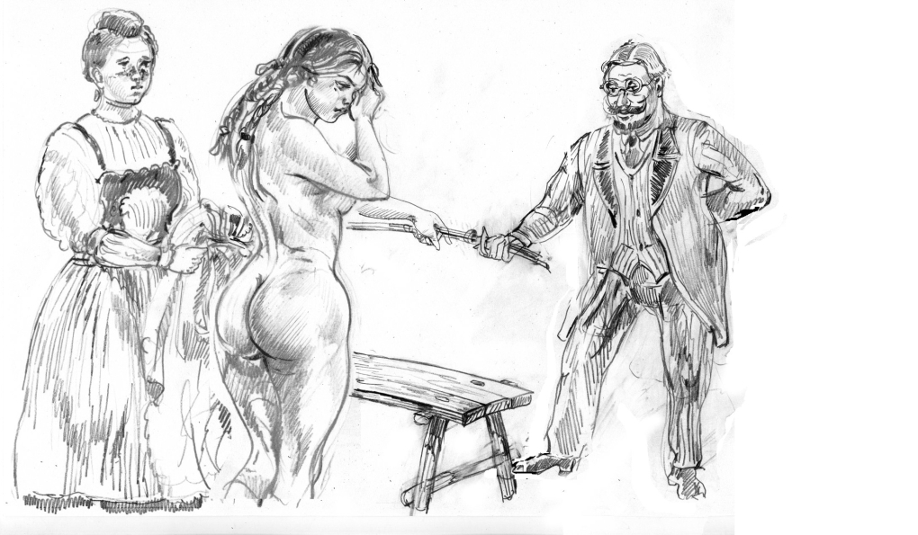 Наказание мужчин розгами