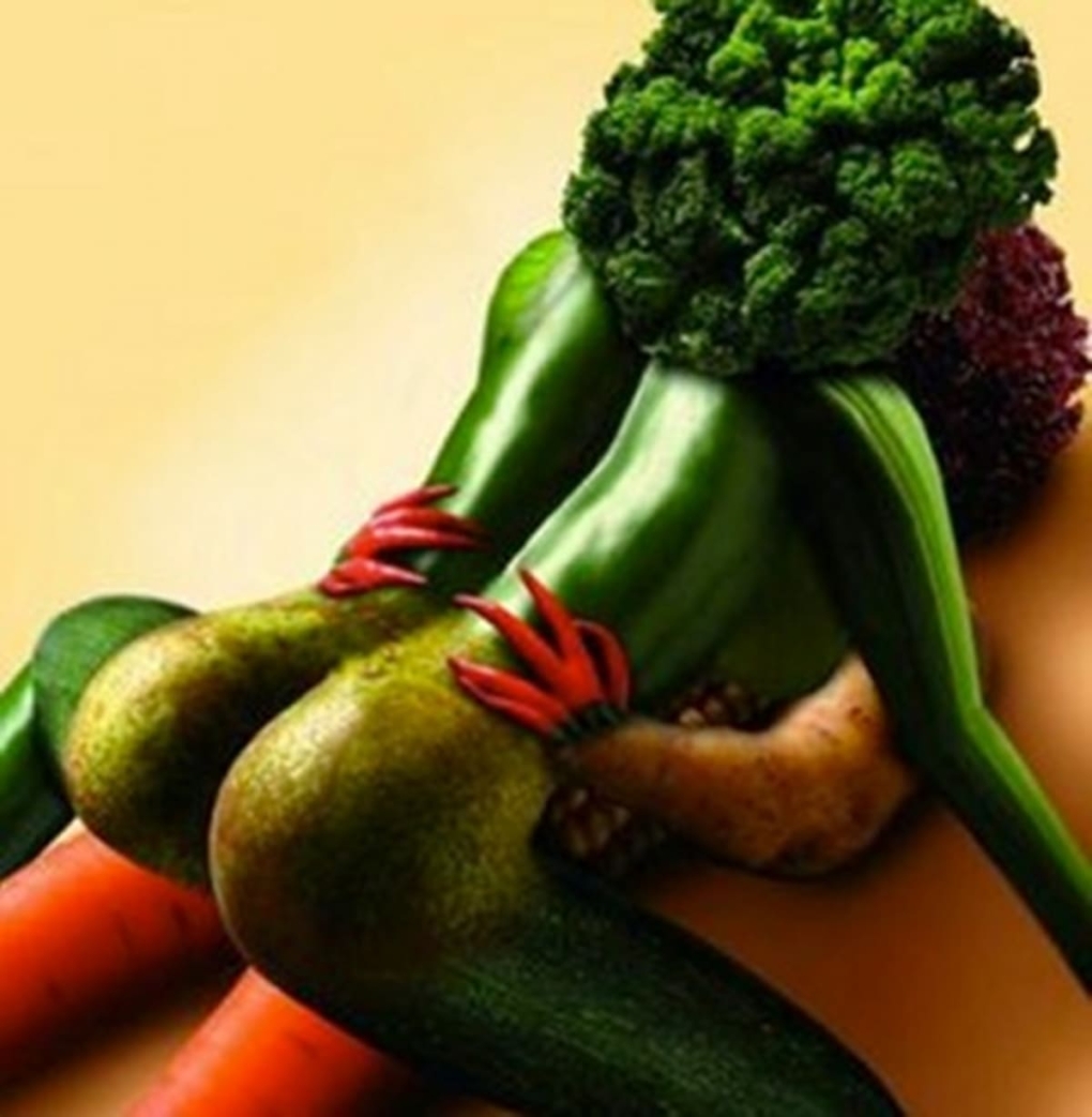 Эротические фрукты и овощи