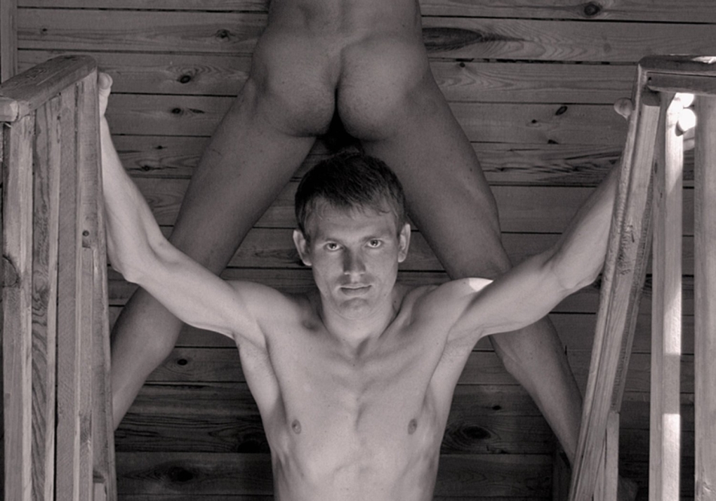Голые Деревенские парни в бане