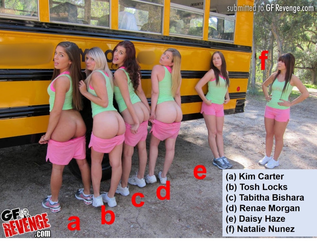 Черлидерши лесби автобус