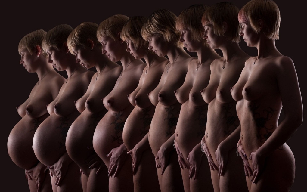 Голые беременные женщины