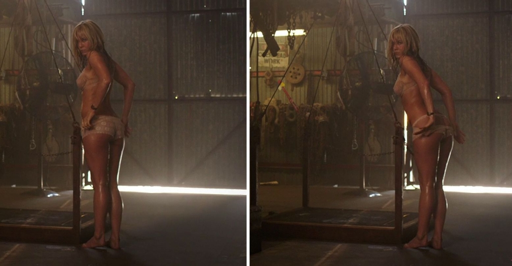 Дженнифер Энистон голая грудь на пляже