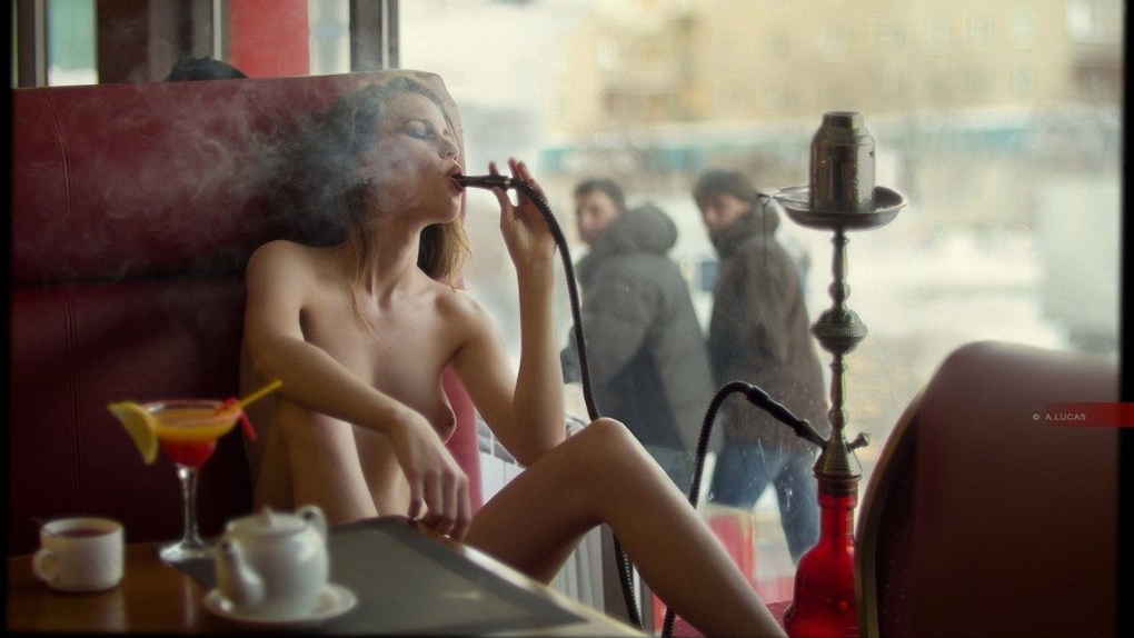 Девушки в бане Любительское