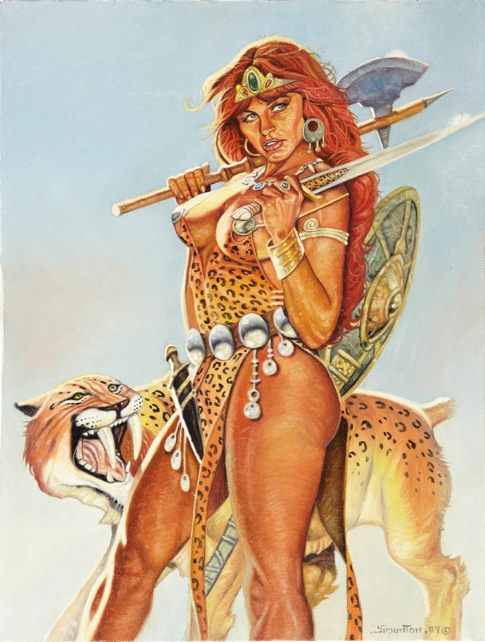 Эротическая девушка варвар