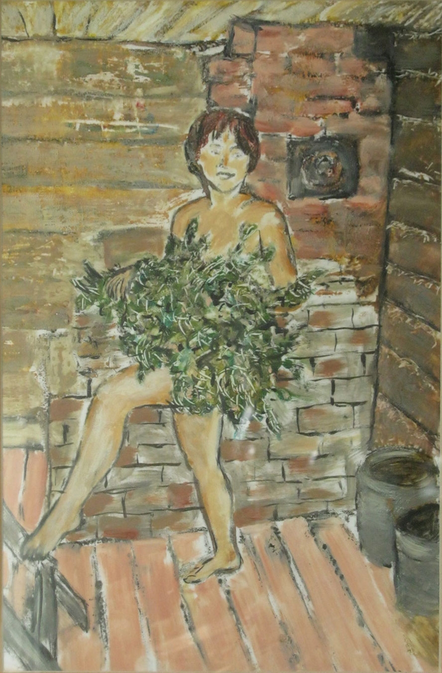 Банщик парит сиськи жене при муже (56 фото)