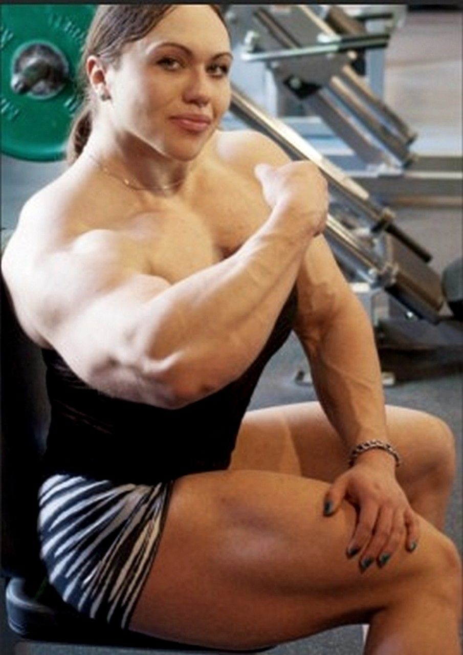 Женщина-бодибилдер Людмила Колесникова