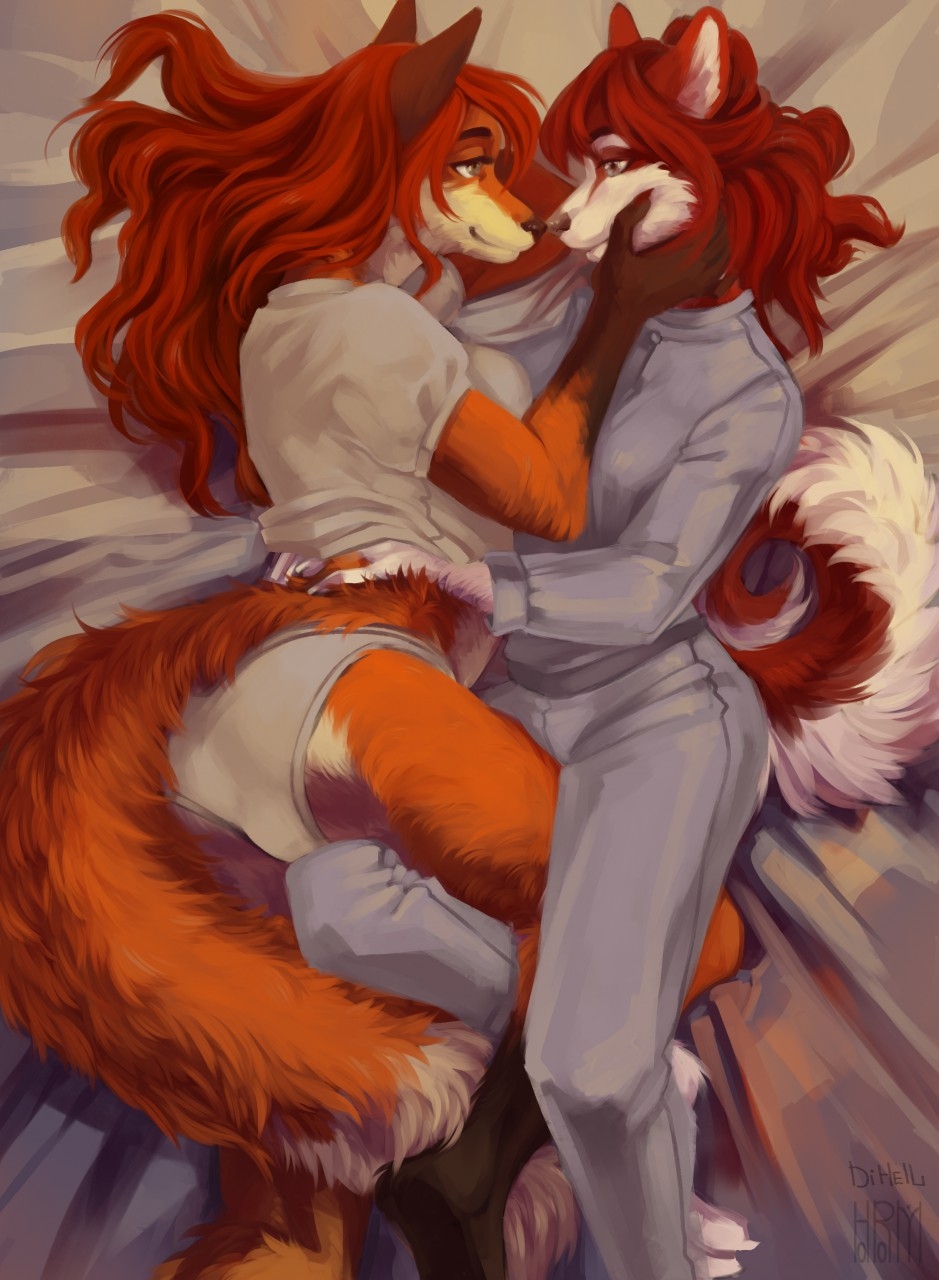 Фурри Cress Лис арт 18