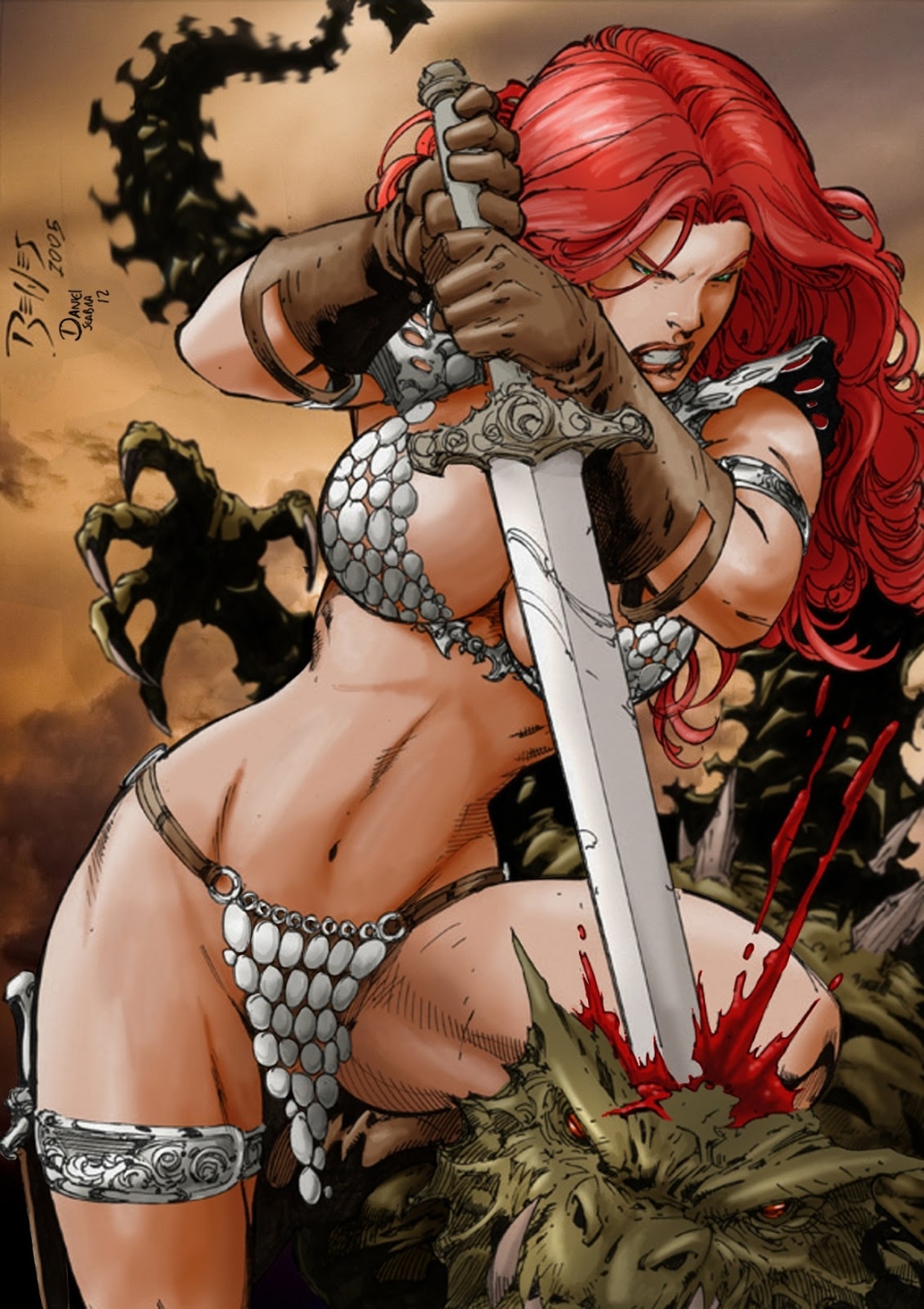 Рыжая Соня Red Sonja Марвел