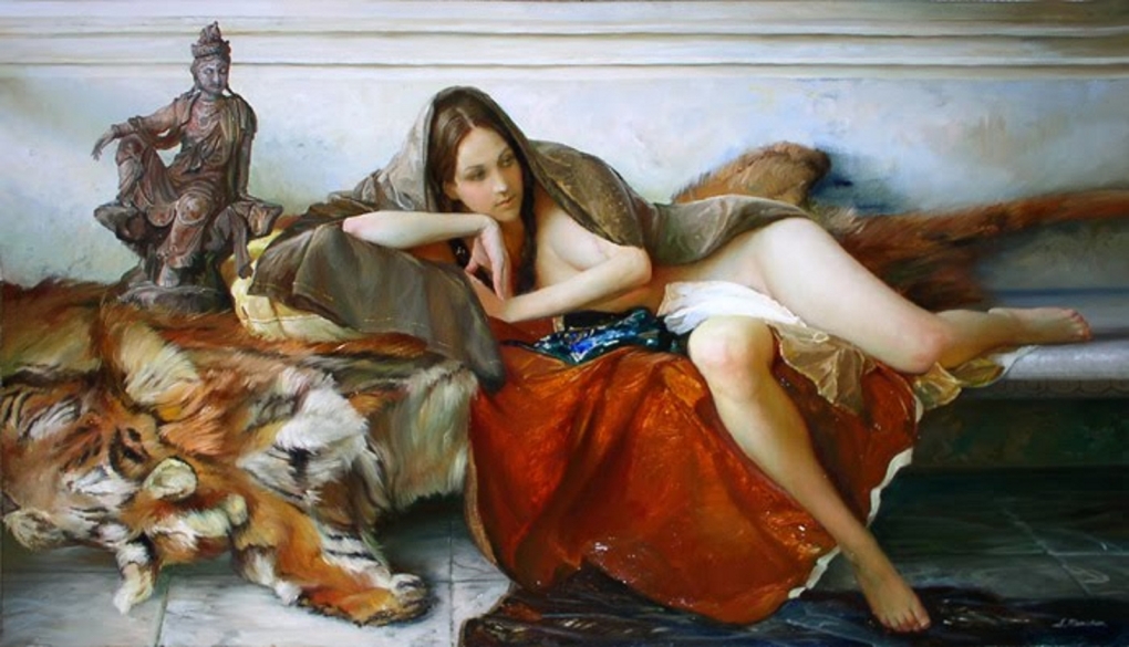 Женские портреты художник Говард Роджерс