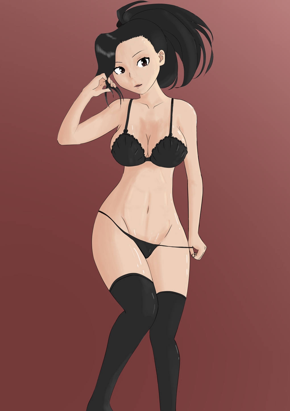 МОМО Яойорозу бикини