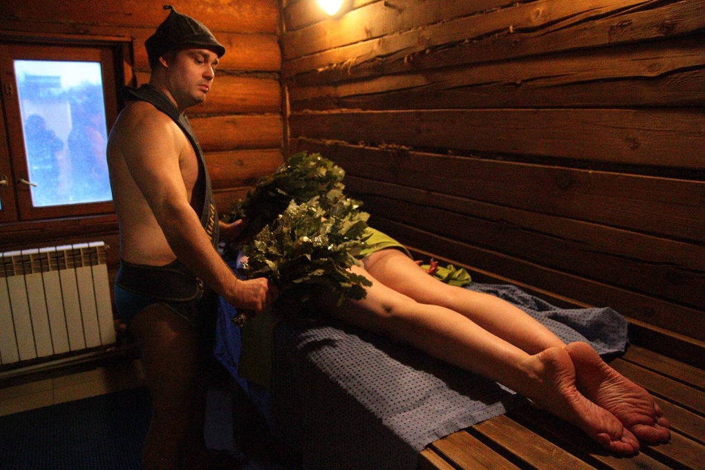 Парильщик в бане