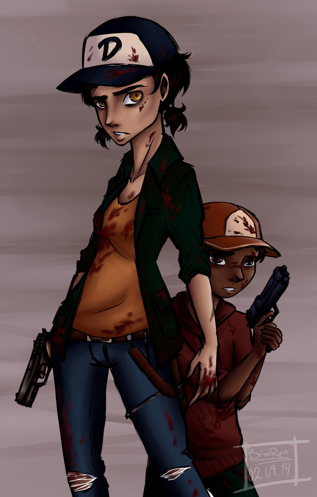 The Walking Dead голая Клементина