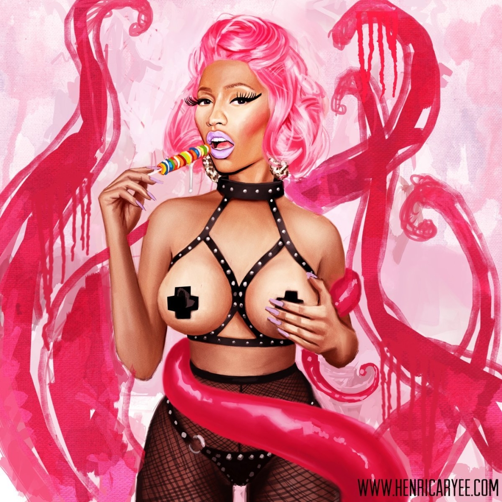 Ники Минаж голая анал игрушки