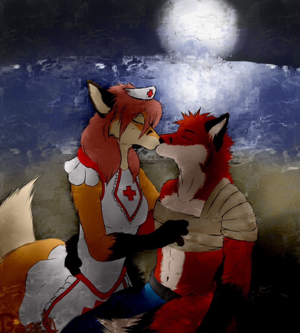 Фурри лисы любовь