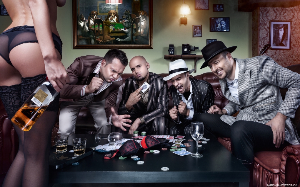 Гангстеры за столом