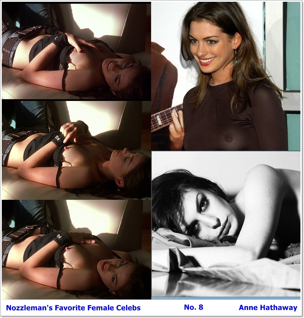 Сиськи актрисы Энн Хэтэуэй