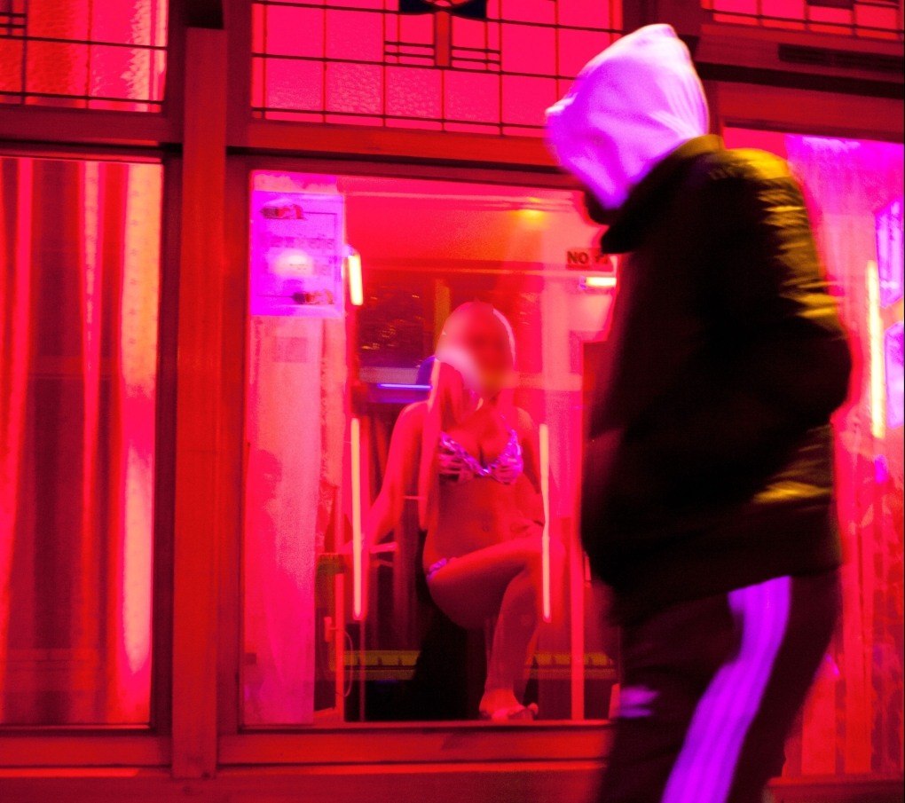 Улица красных фонарей Амстердам 18