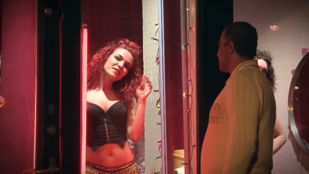 Квартал красных фонарей в Амстердаме