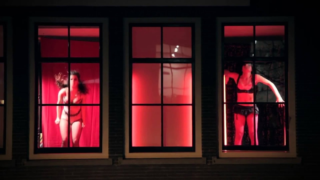 Улица красных фонарей Амстердам