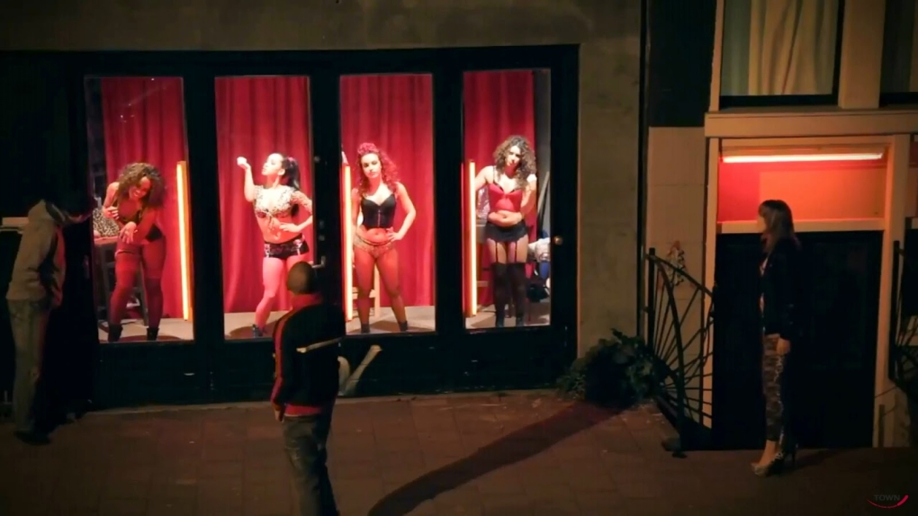 Улица красных фонарей Южная Корея