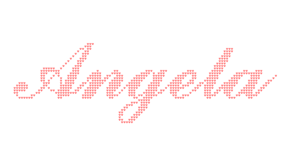 Анжела надпись красивая