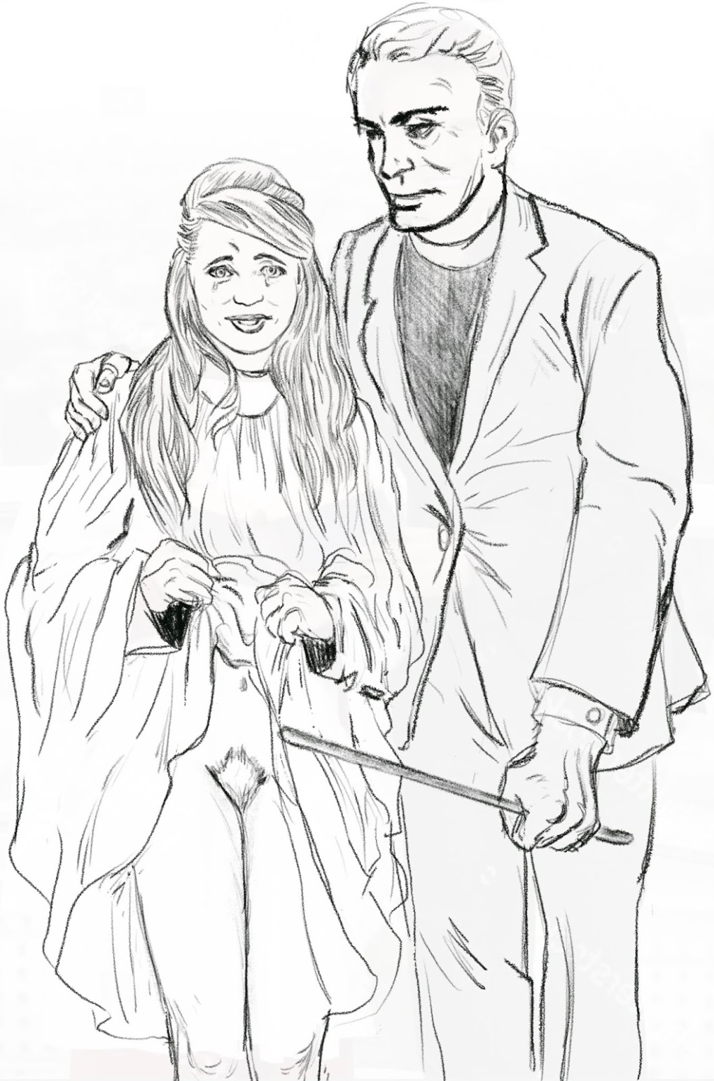 Наказание розгами на конюшне Салтычиха